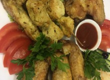 Закуска куриная с овощами