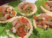 Закуска в тарталетках в ассортименте